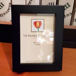Dennis Daniels 2.5"x 3.5" Ebony (Black) W41 Classic Wood Photo Frame #W4102.5E
